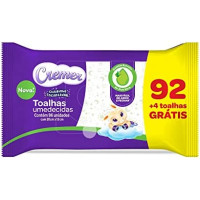 Toalha Umedecida Disney Cremer (Pacote Com 92+4 unidades)